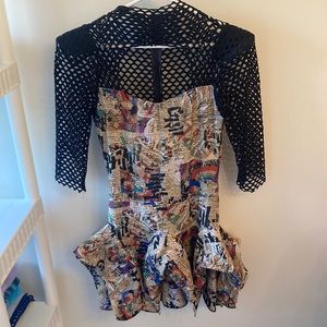 Kellé dance costume dress Sz medium